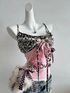 Leopard Lace Tank
