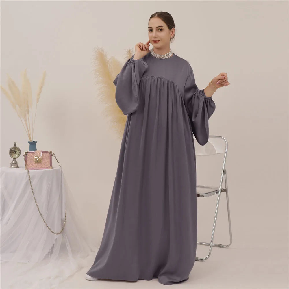 Kaftan Women Abayas Muslim Modest Prayer Loose Long Maxi Dress Turkey Khimar Eid Dubai Islamic Robe Arab Ramadan Jalabiya Caftan