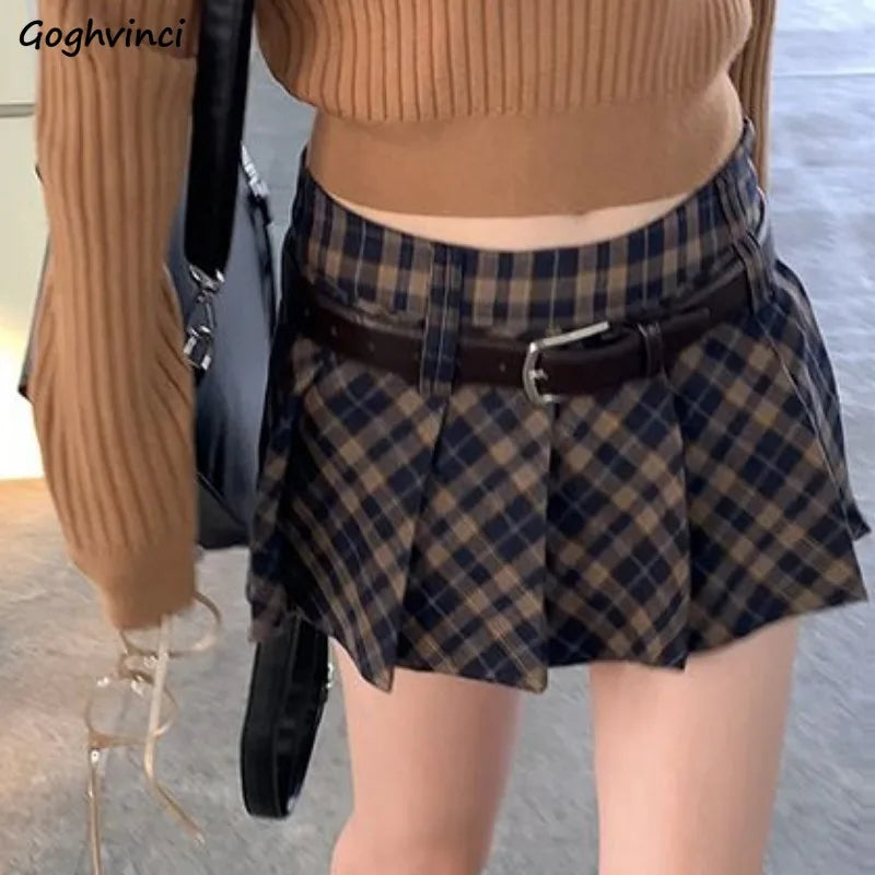 Plaid Mini Skirt
