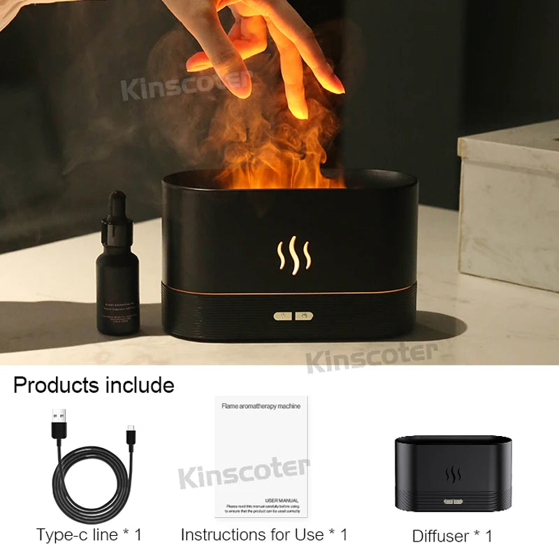 Colorful Flame Humidifier