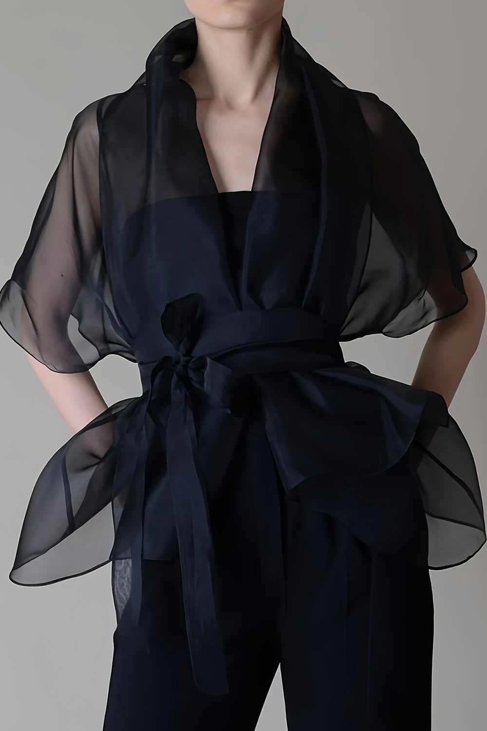 Organza Mesh Blouse