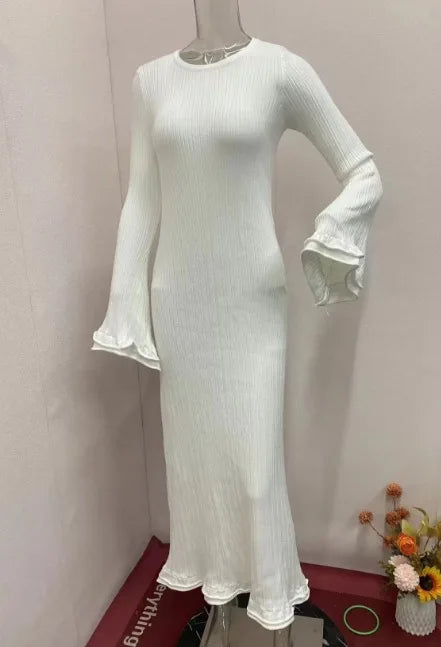 Eid Modest Women Dress Vestidos Abaya Dubai Saudi Arabic Morocco Solid Long Robe Jalabiya Eid Ramadan Muslim Dresses Abayas