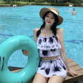 Angel Cake Tiered Ruffle Bikini Set
