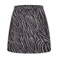 High Waisted Leopard Print Mini Skirt