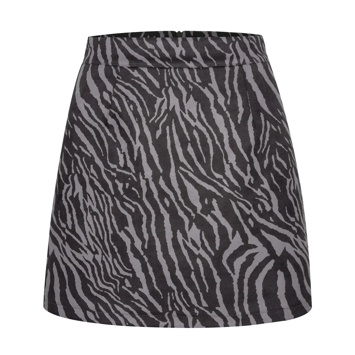 High Waisted Leopard Print Mini Skirt