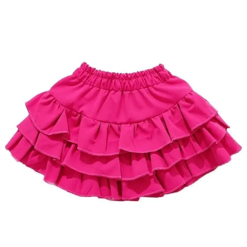 Pleated Layered Skirt