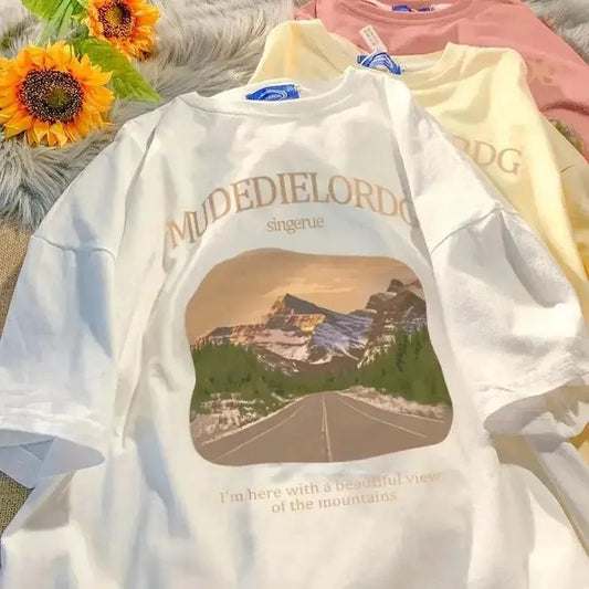 Printed Short-sleeved T-Shirt