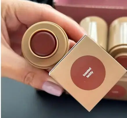 ROD Makeup Set Lip Balm Smoothing Lip Gloss Moisturizer Cheek Hydrating Skin Care Products Natural Rouge Blush Stick Storage Bag