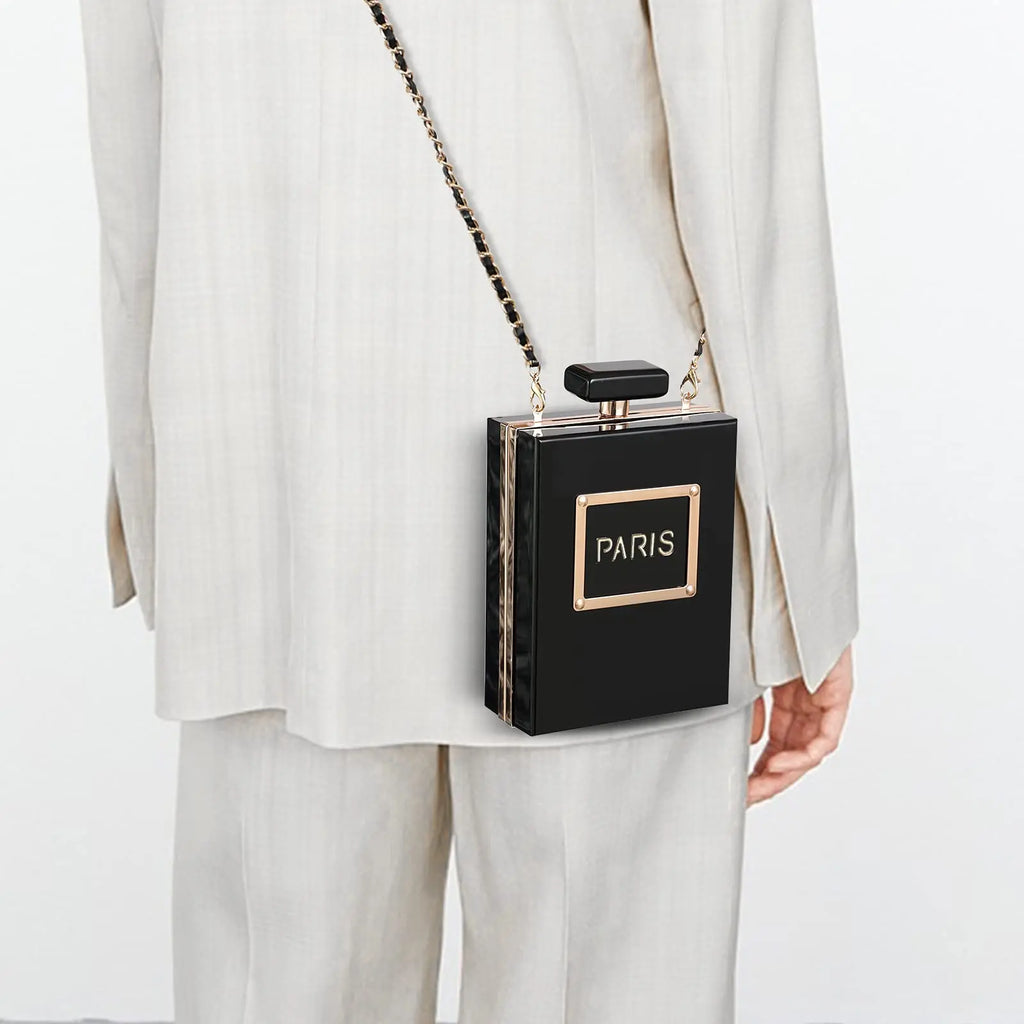 Acrylic Paris Perfume Shaped Bag