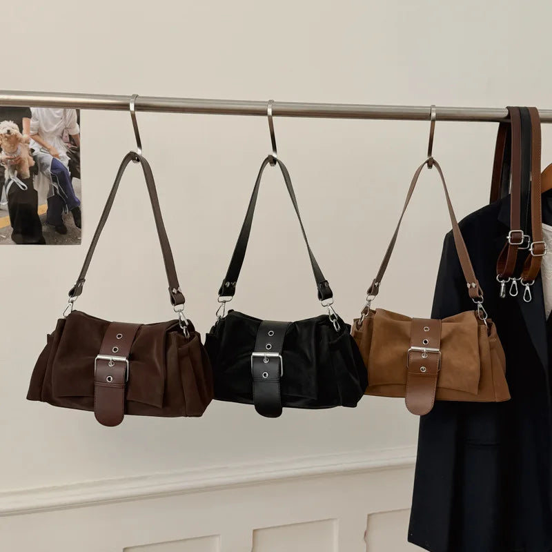 Faux Suede Bag