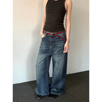 Loose Washed Wide Leg Pants