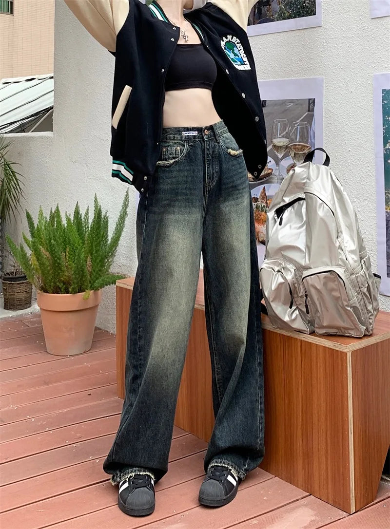 Loose Wide Leg Jeans