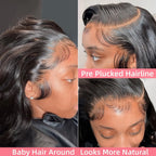 Body Wave Transparent Lace Front Wig