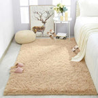 Shag Living Room Silk Wool Carpet
