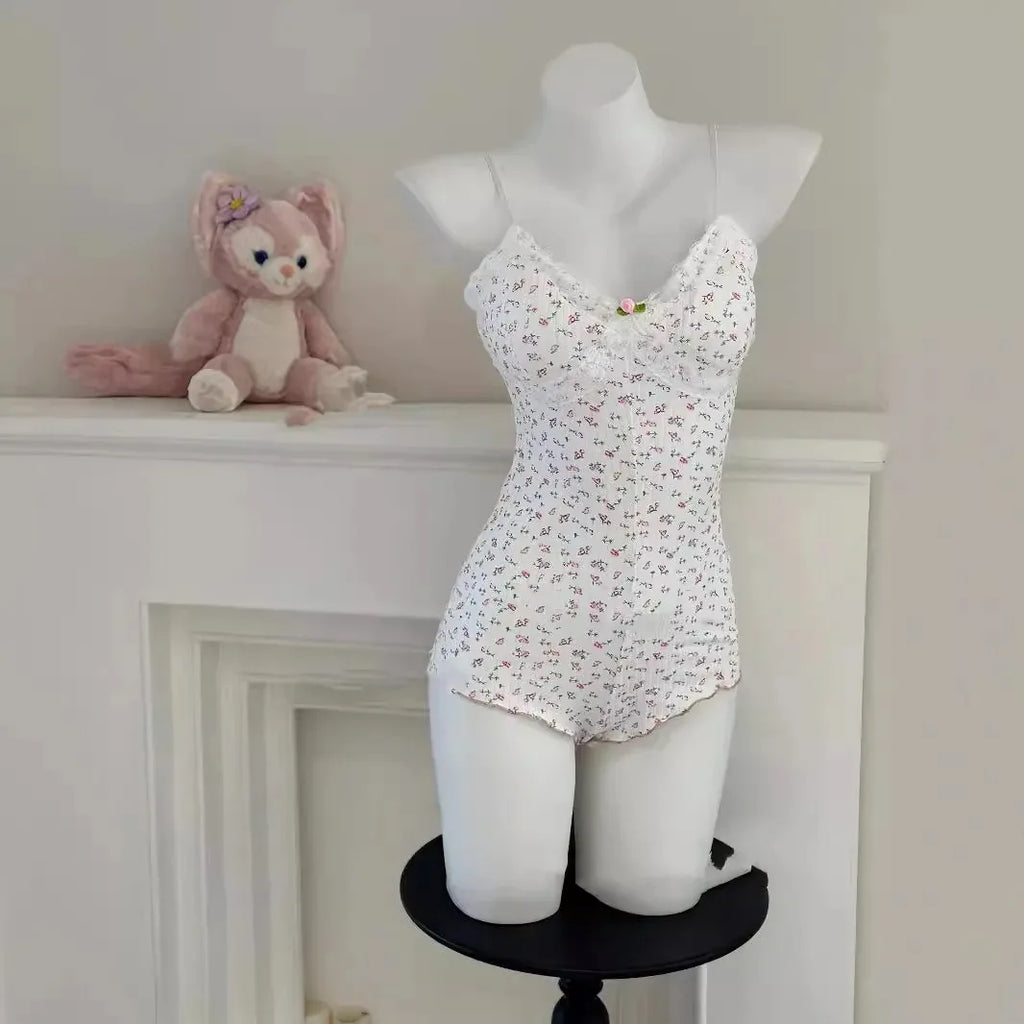 Floral Print Romper