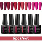 6Pcs Gel Nail Polish Set