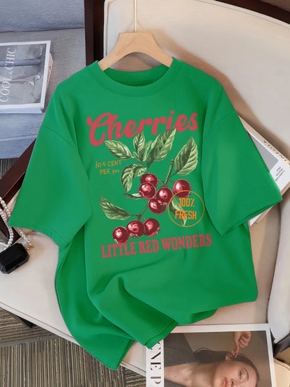チェリー100%フレッシュ リトルレッドワンダーズTシャツ