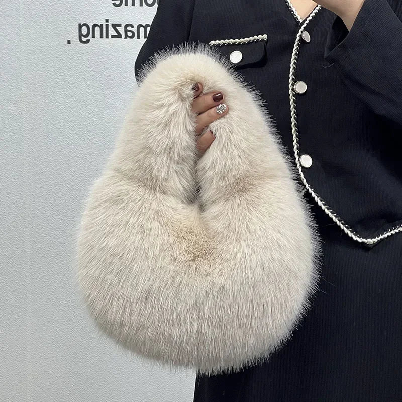 Furry Shoulder Bag