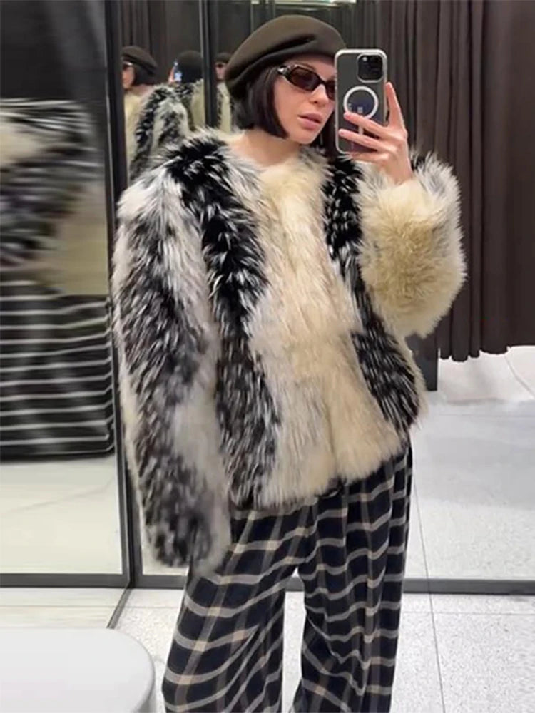 Faux Fur Short Coat