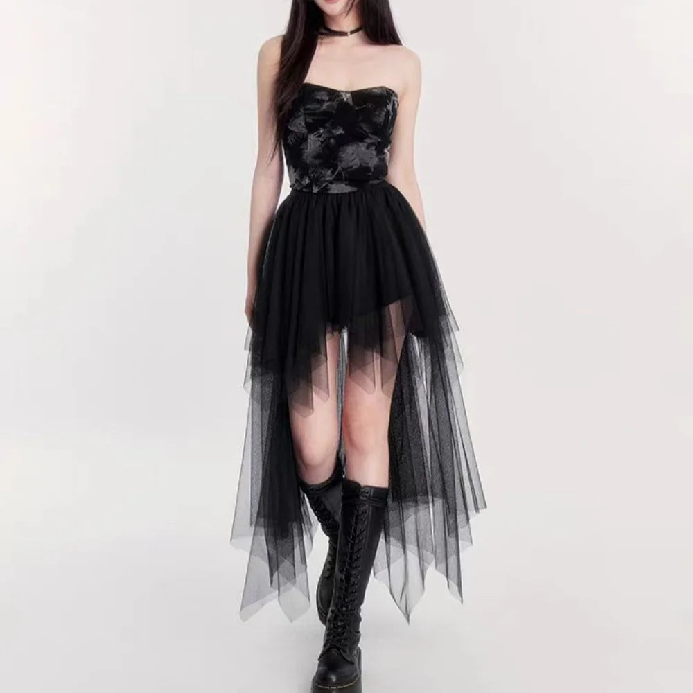 Irregular Mesh Skirt