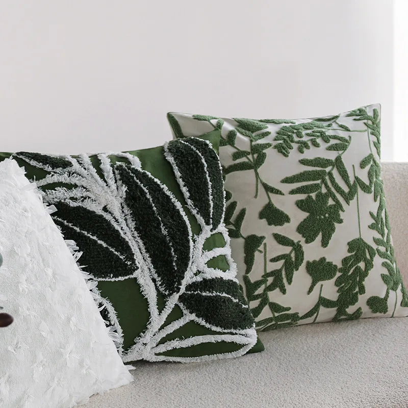 Floral Tufted Pillowcase