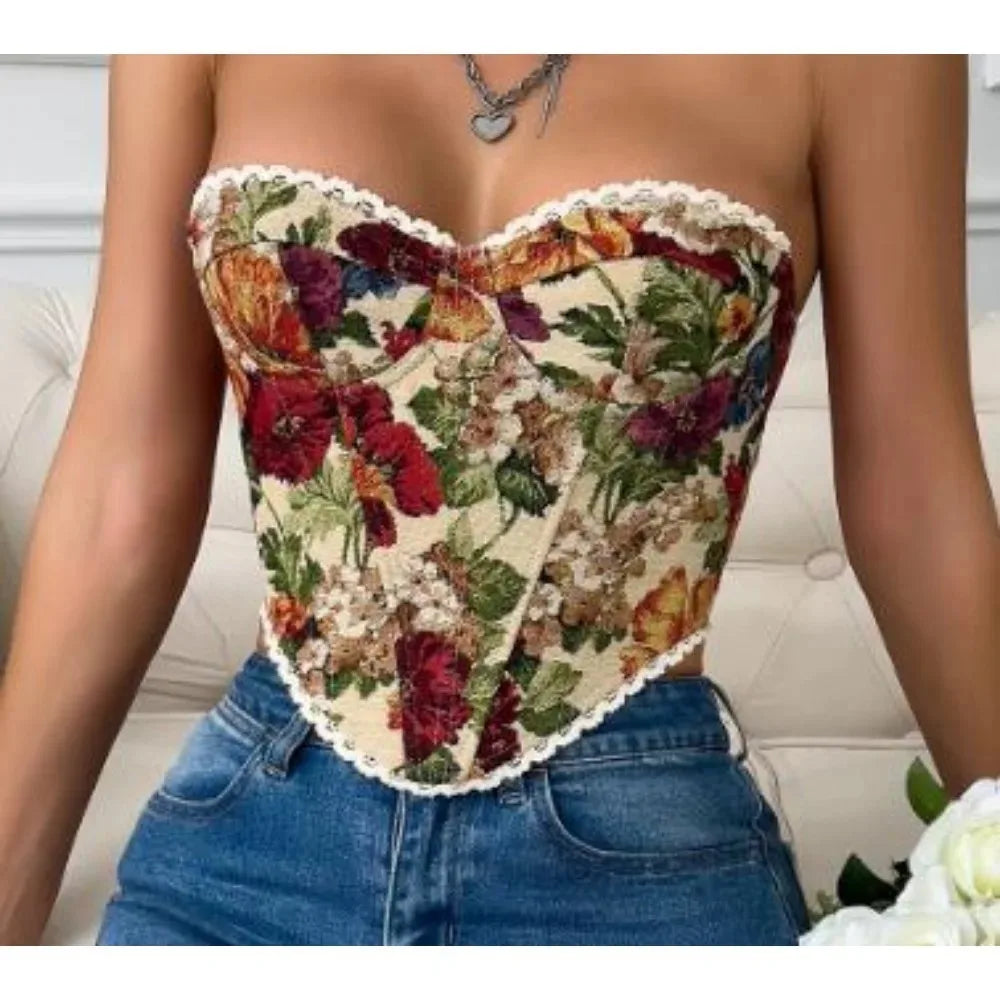 Bandage Asymmetrical Tube Top