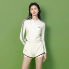 Conservative Slimming Long Sleeve Swimsuit