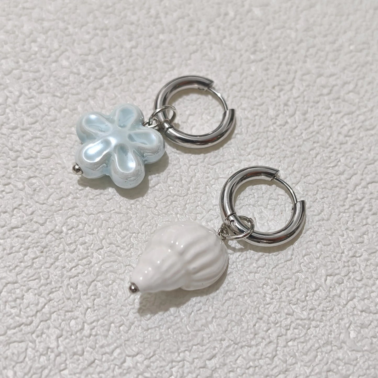 Geometric Irregular Stereo Heart-Shaped Earrings