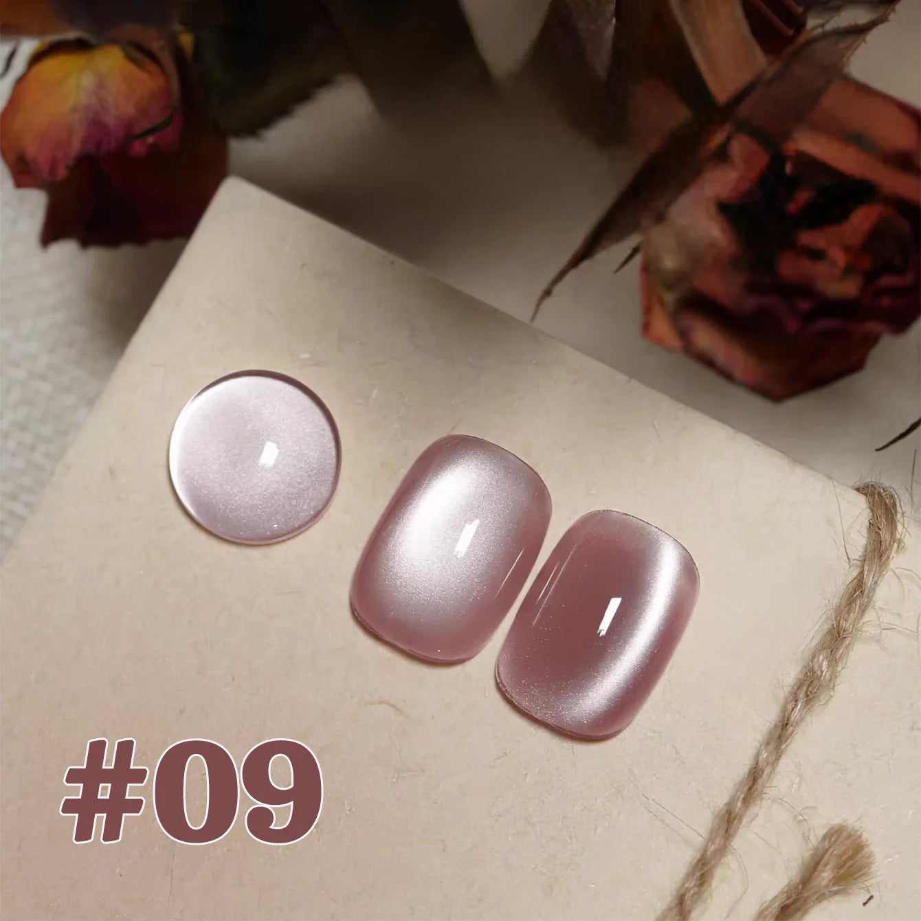 12ML 1-16PCS Beach Essentials Summer Nails Top Selling Fenglin Evening Moonlight Cat Eye Green Glass Bead Magnet Gel Nail Polish