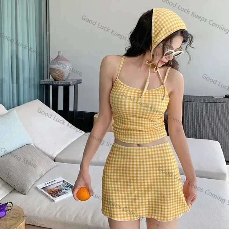 ZHUOFU Three-Piece Swimsuit