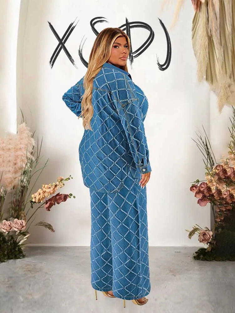 Denim 2 Piece Set