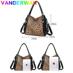 Leopard Shoulder Tote