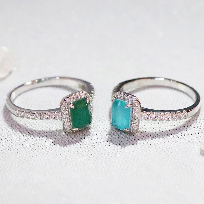 925 Silver Tourmaline Ring