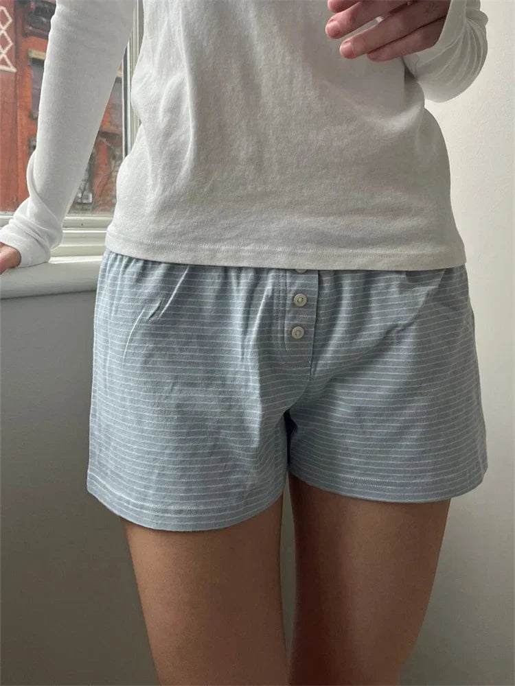 Casual Elastic Shorts