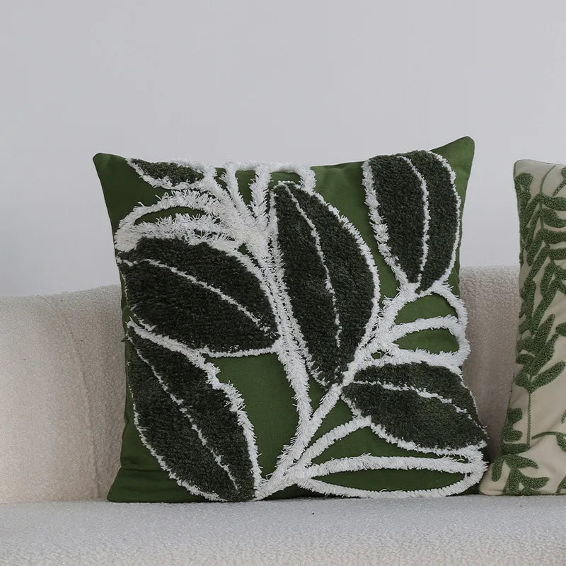 Floral Tufted Pillowcase