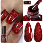 LILYCUTE 8ml Pink Dried Flower Gel Nail Polish Natural Flower Fairy Nail Art Gel Soak Off UV LED Painting Varnish For Nails DIY