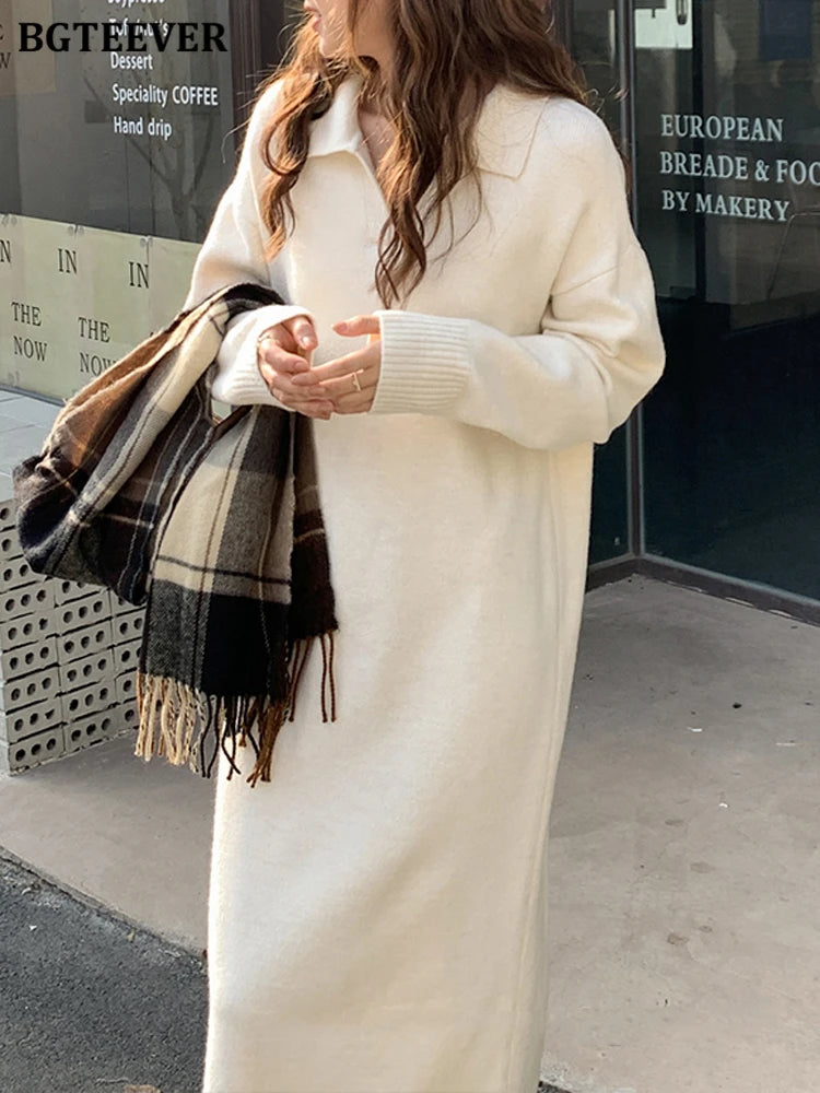 Loose Sweater Dress