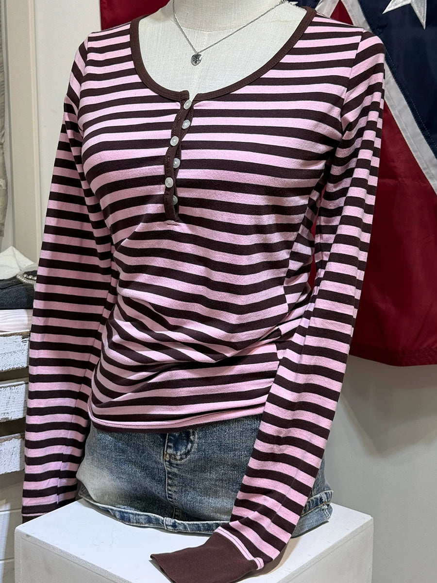 Striped Long Sleeve Tee