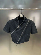 DEAT Zipper T-Shirt