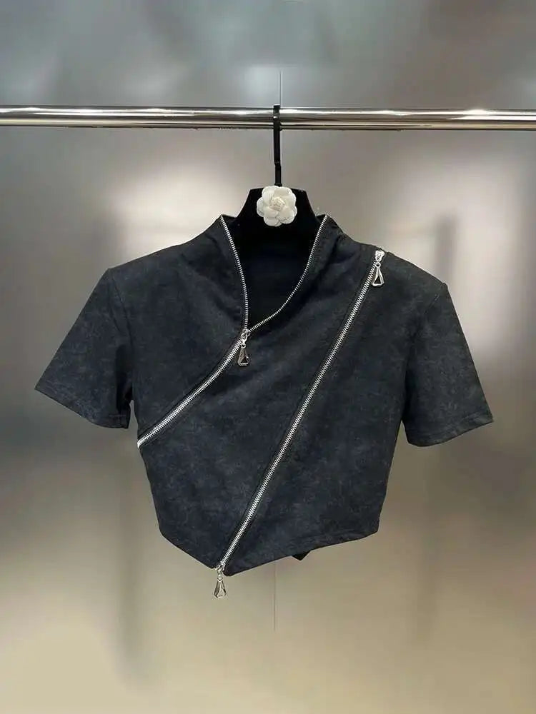 DEAT Zipper T-Shirt