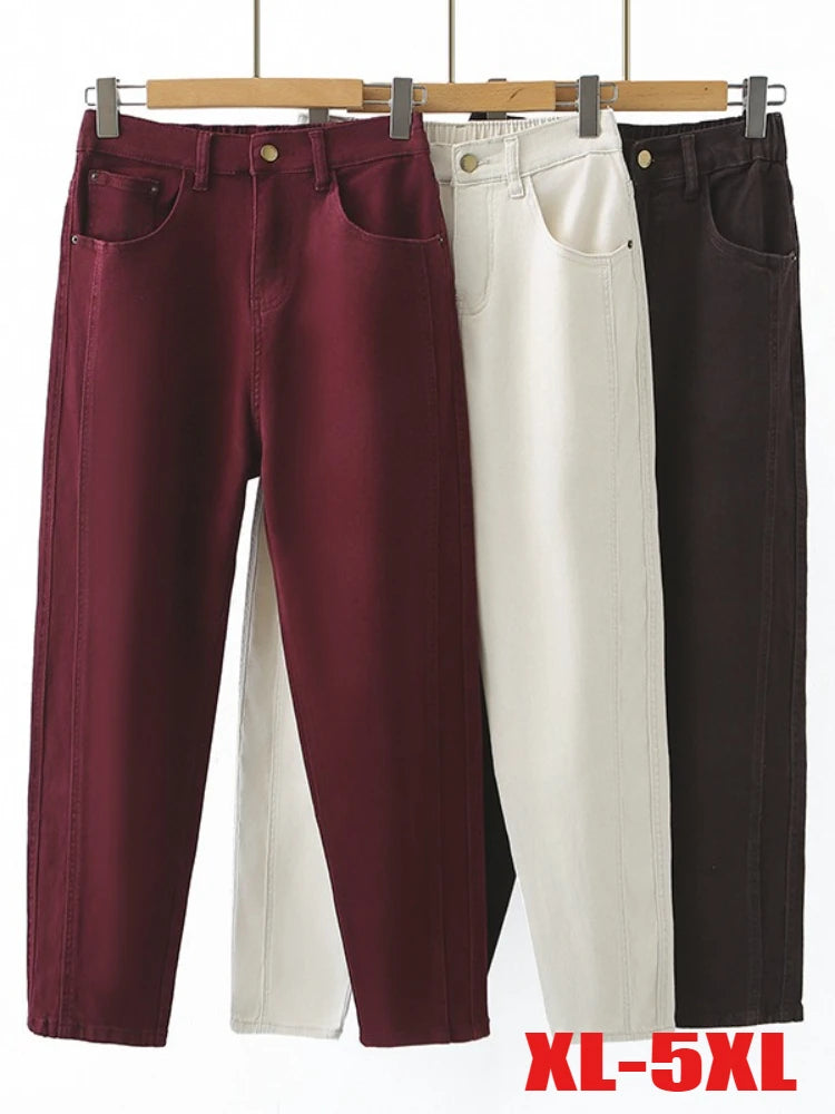 High Waisted Loose Fitting Harem Pants