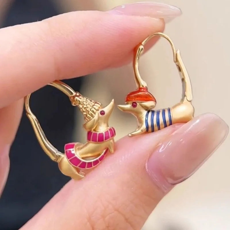 Dachshund Pet Earring