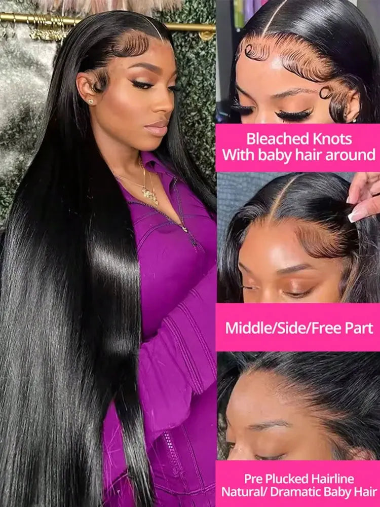 Black Brazilian Straight Wig