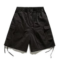 Short Sleeved Shirt + Multiple Pockets Tooling Shorts Set