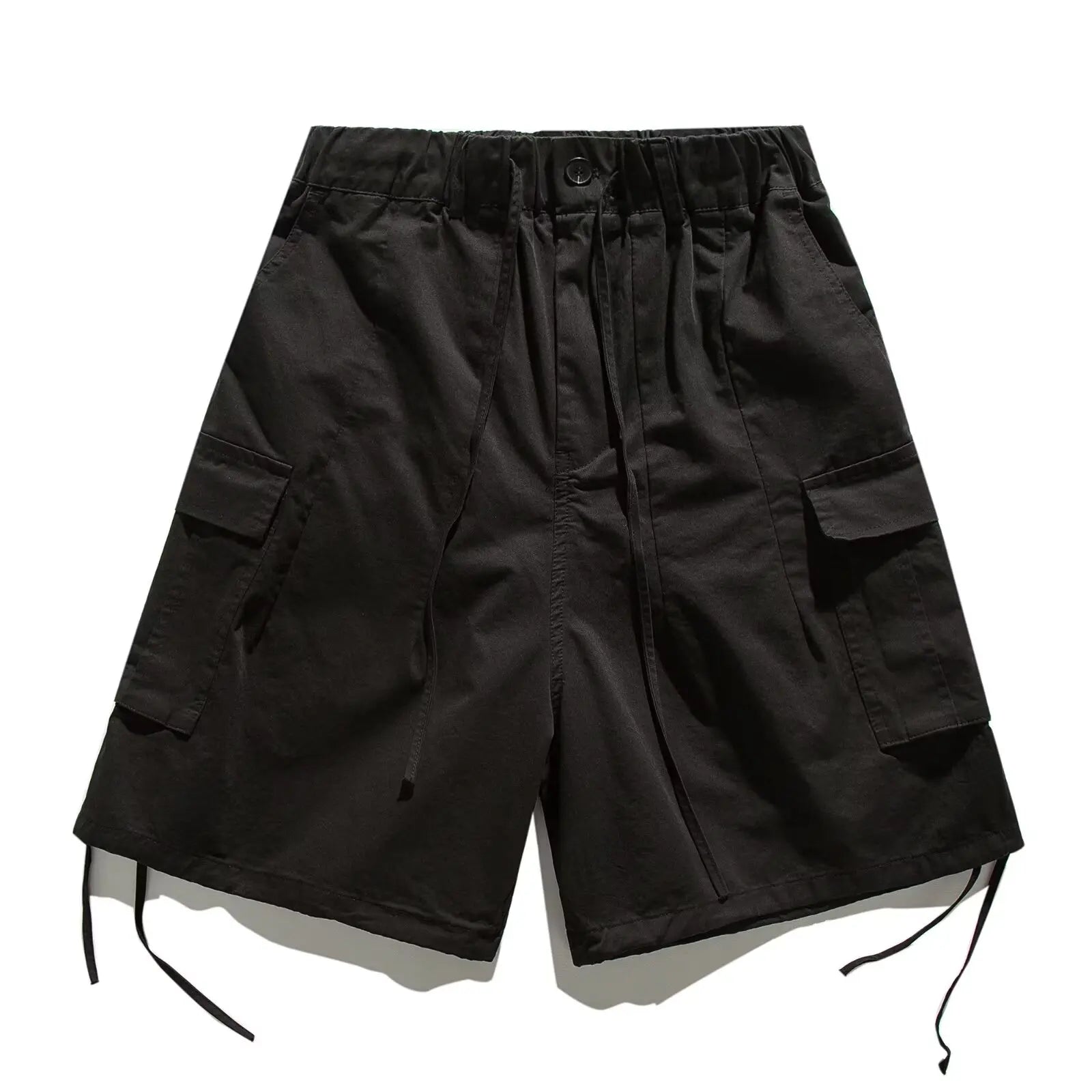 Short Sleeved Shirt + Multiple Pockets Tooling Shorts Set