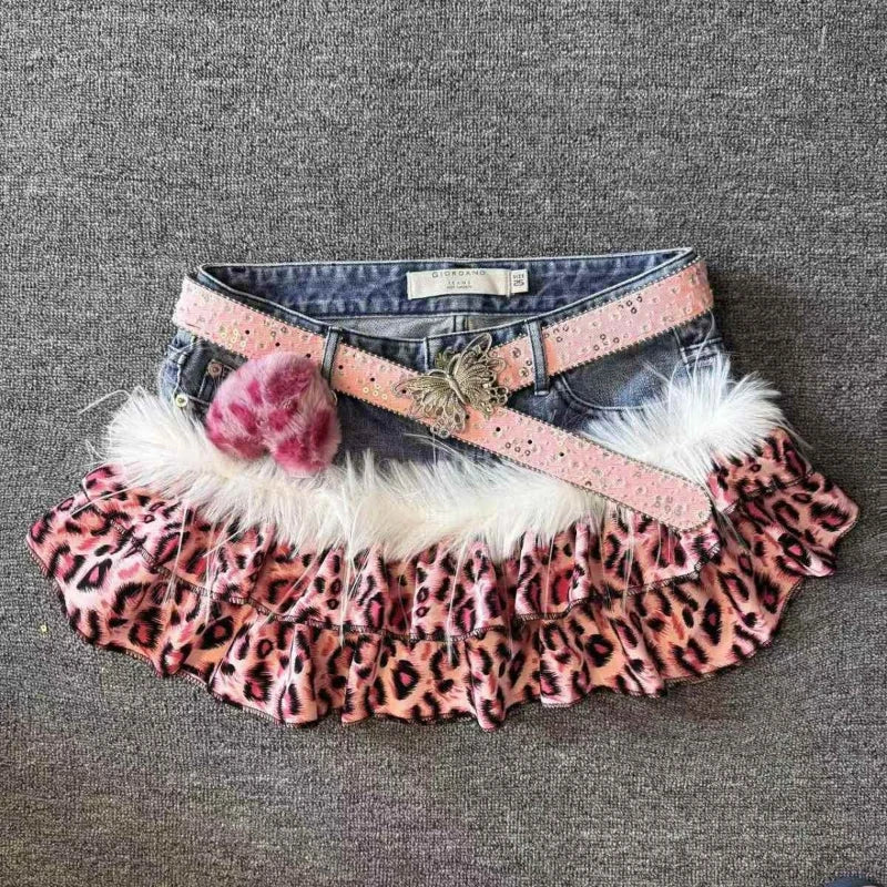 Leopard Mini Skirt