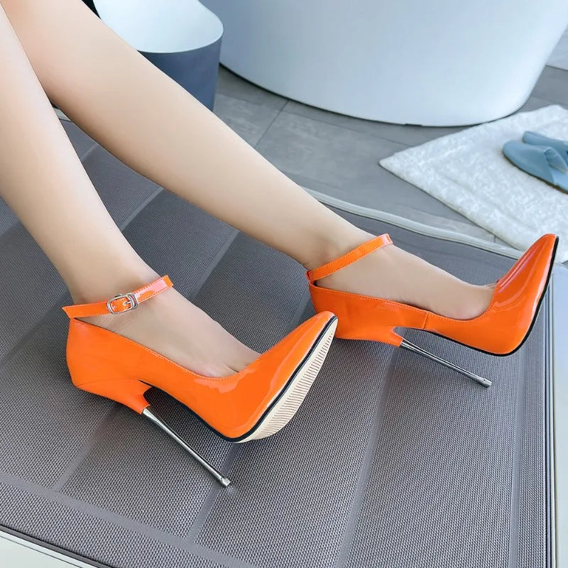 Patent Stiletto Pumps