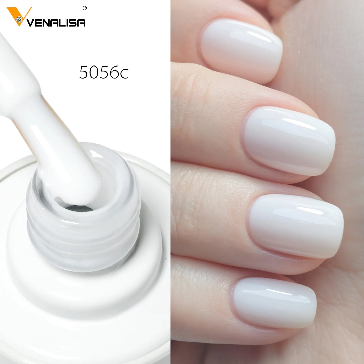 1/2/5pc 10ml VENALISA Nail Gel Polish High Quality Round Brush Soft Consistency Selfleveling  Gorgeous Color Collection Varnish