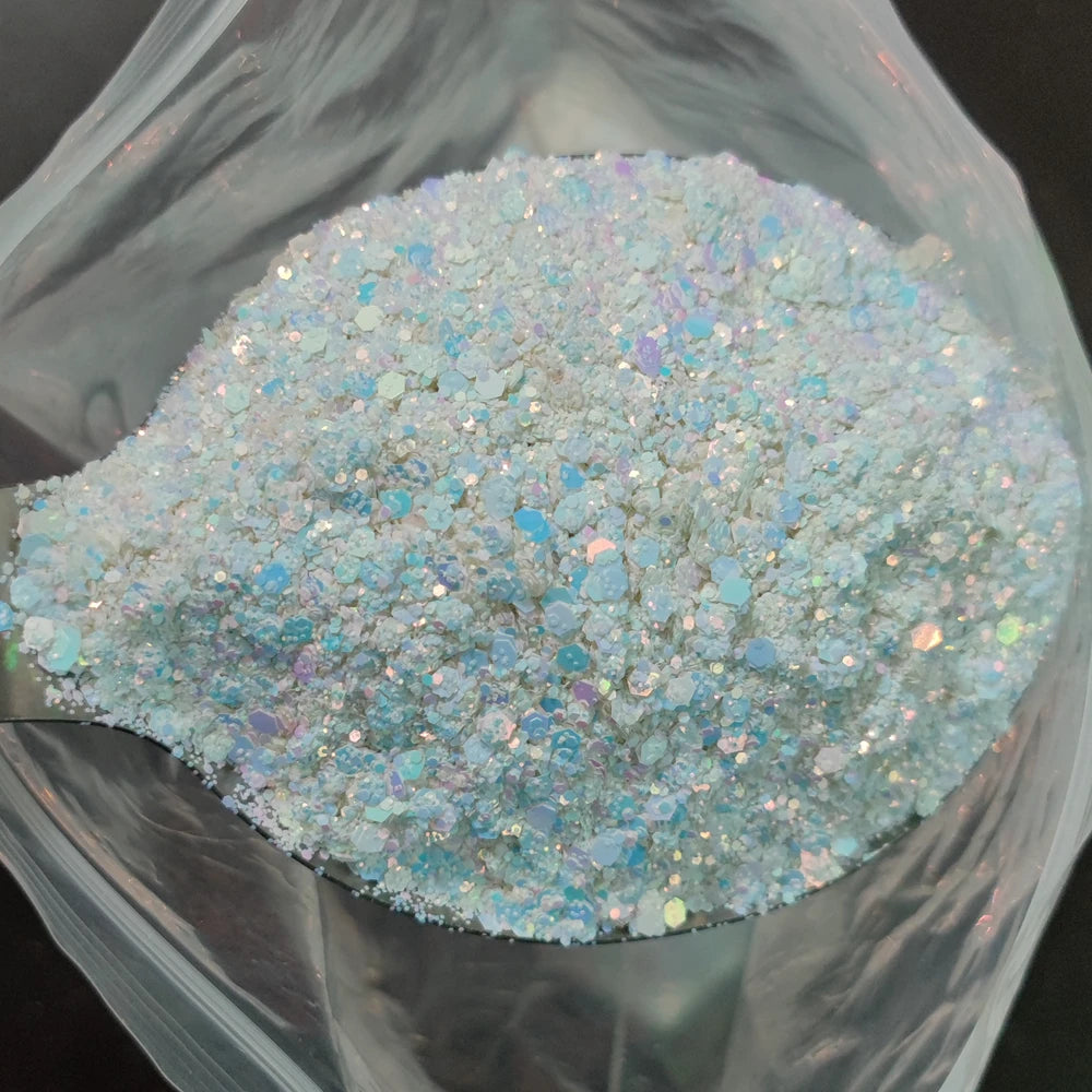 1KG Wholesale Mixed Size Holographic Nails Sequins Manicure Glitter Flakes Paillettes Nail Art Decorations Body/Face Glitter