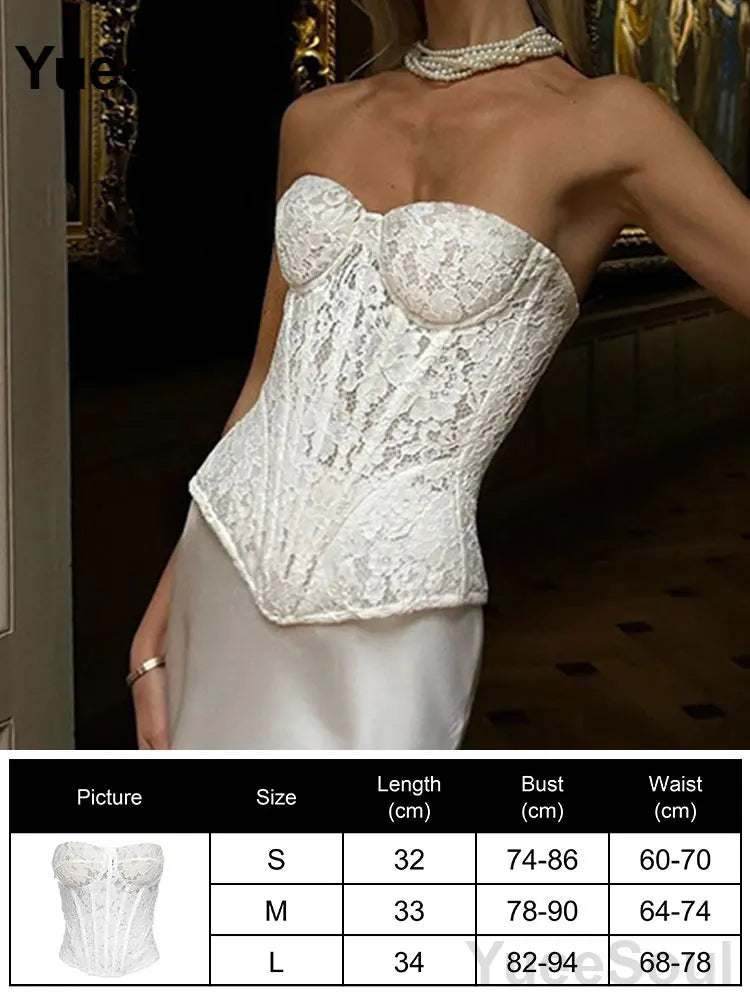 Strapless Corset Bustier Top